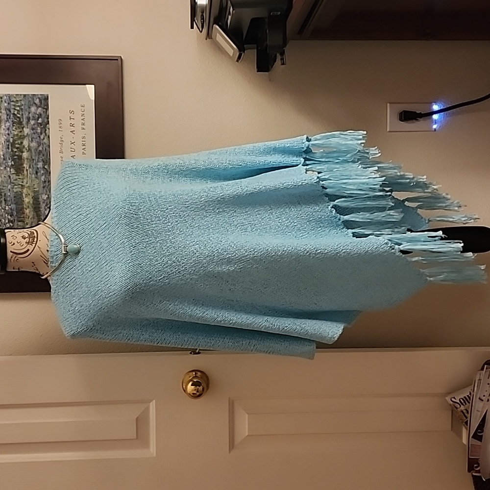 Chicos Aqua poncho